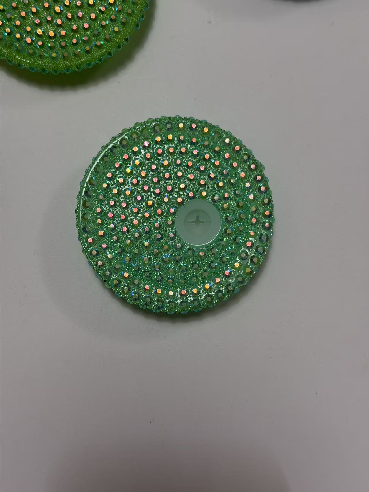 16oz Sparkling Rhinestone Tumbler Lids | Multi-Color Diamond Crystal Bling Cup Covers With Straw Sip Opening Multicolor Glitter Rhinestone Cup Topper For 16oz Cups