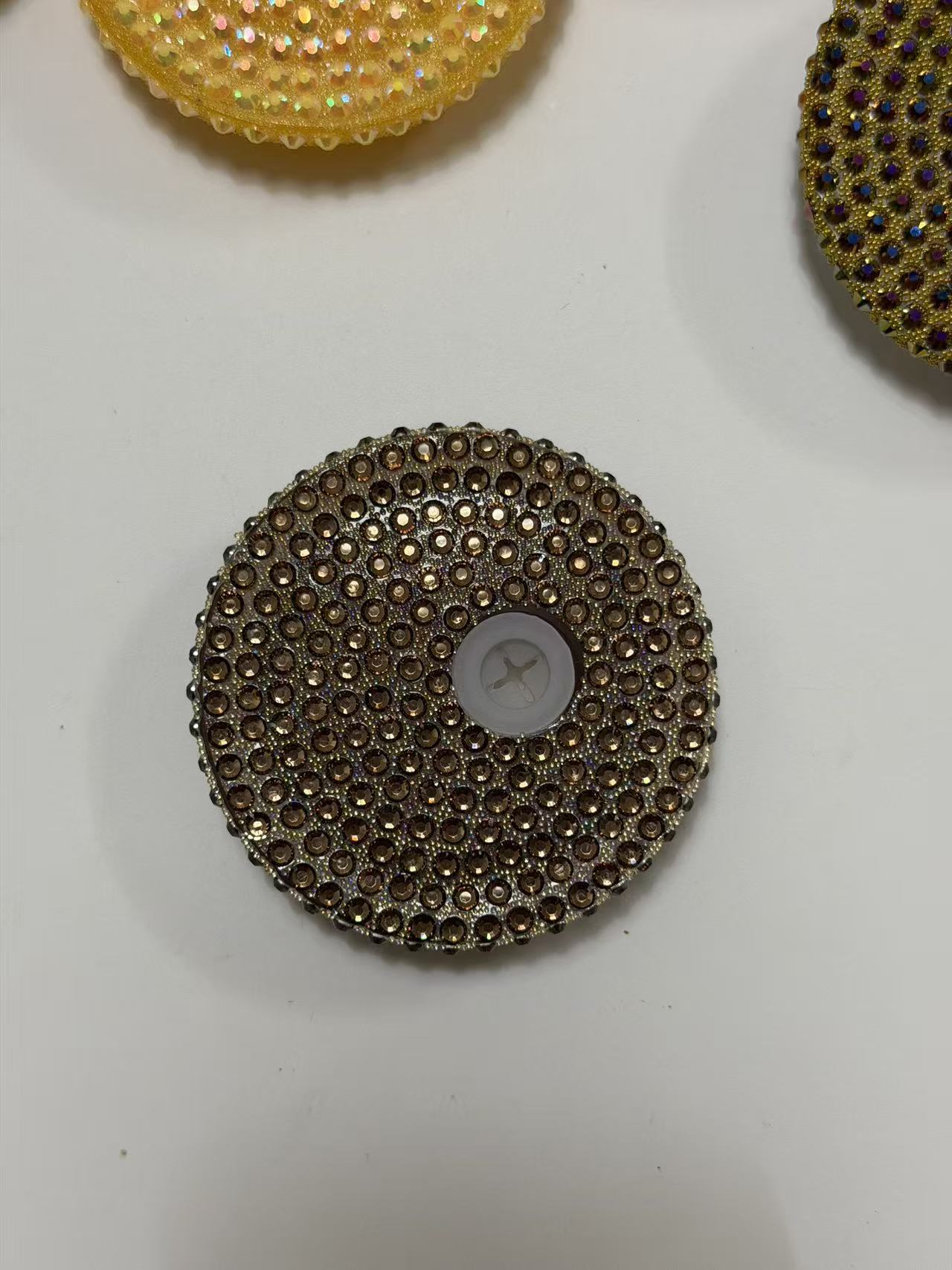 16oz Sparkling Rhinestone Tumbler Lids | Multi-Color Diamond Crystal Bling Cup Covers With Straw Sip Opening Multicolor Glitter Rhinestone Cup Topper For 16oz Cups