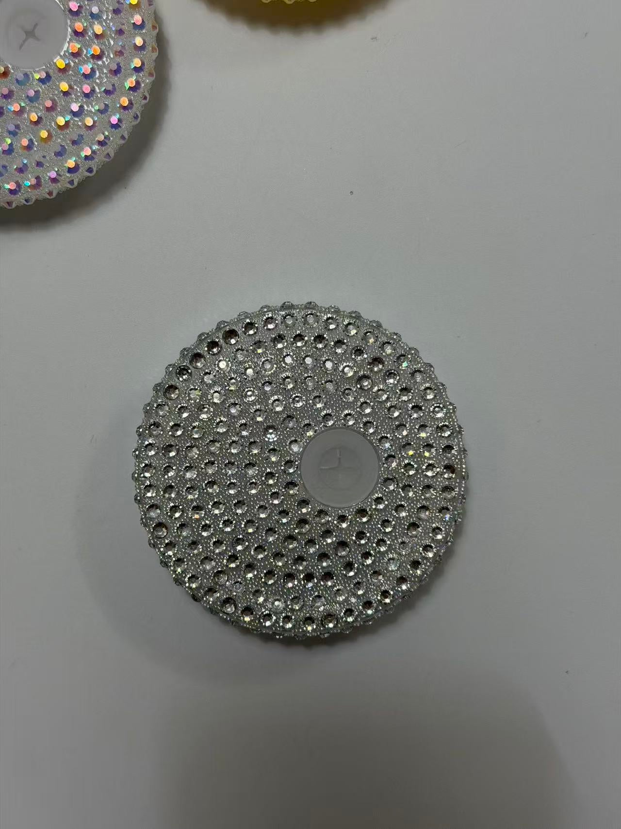 16oz Sparkling Rhinestone Tumbler Lids | Multi-Color Diamond Crystal Bling Cup Covers With Straw Sip Opening Multicolor Glitter Rhinestone Cup Topper For 16oz Cups
