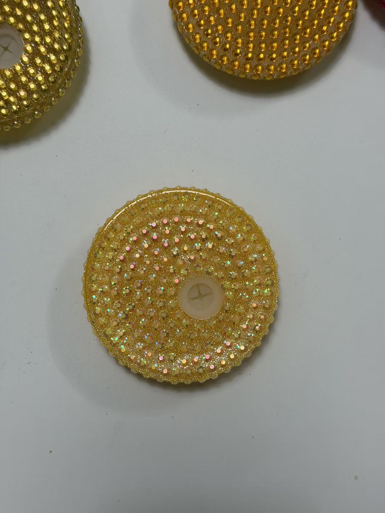 16oz Sparkling Rhinestone Tumbler Lids | Multi-Color Diamond Crystal Bling Cup Covers With Straw Sip Opening Multicolor Glitter Rhinestone Cup Topper For 16oz Cups