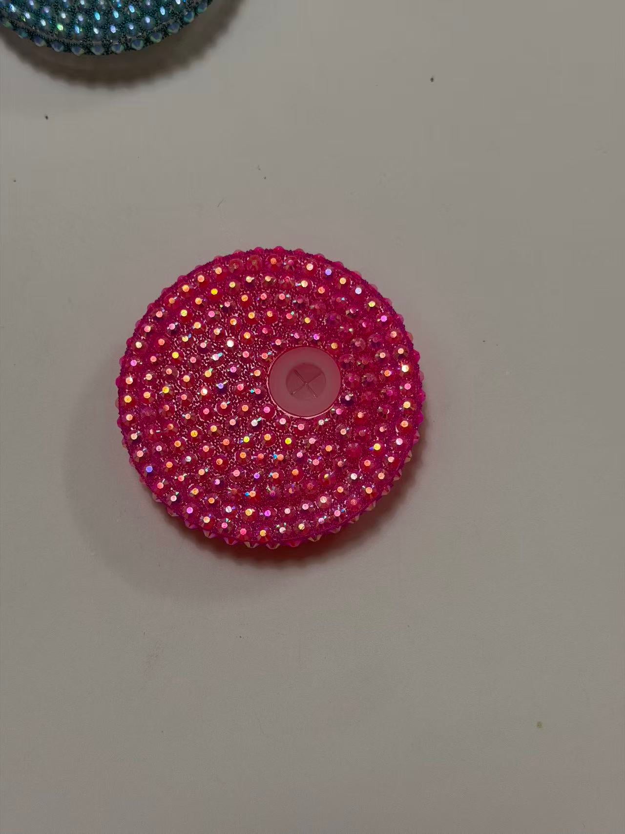 16oz Sparkling Rhinestone Tumbler Lids | Multi-Color Diamond Crystal Bling Cup Covers With Straw Sip Opening Multicolor Glitter Rhinestone Cup Topper For 16oz Cups