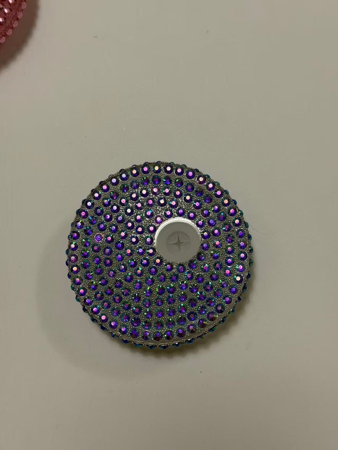 16oz Sparkling Rhinestone Tumbler Lids | Multi-Color Diamond Crystal Bling Cup Covers With Straw Sip Opening Multicolor Glitter Rhinestone Cup Topper For 16oz Cups